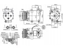 Compresor de aire acondicionado Nissens 89327