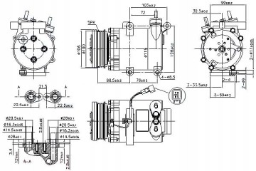 Compresor de aire acondicionado Nissens 89327