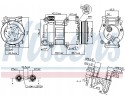 Compresor de aire acondicionado Nissens 89327