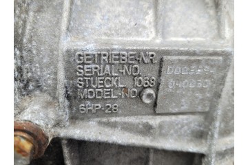 BMW E90 E91 E92 E60 E61 GEARBOX 6HP 28 Catalog number of the part 6HP 28