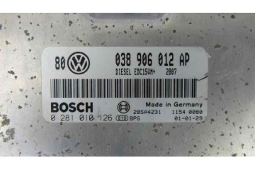 038906012AP CENTRALITA MOTOR UCE VOLKSWAGEN GOLF IV BERLINA (1J1)(10.1997)
