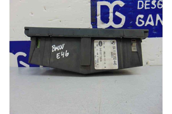 8382446 MANDO CLIMATIZADOR BMW SERIE 3 BERLINA (E46) 320d 1998 8382446 175904 BMW - 2