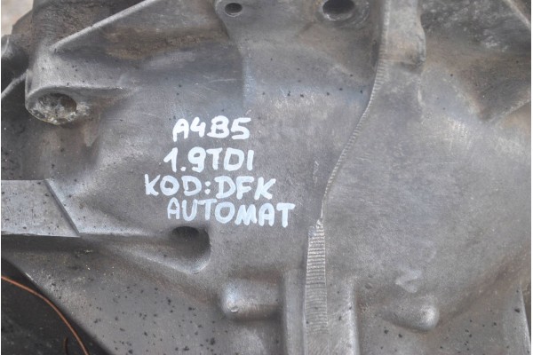 AUTOMATIC TRANSMISSION AUDI A4 B5 1 9TDI DFK Car type passenger cars