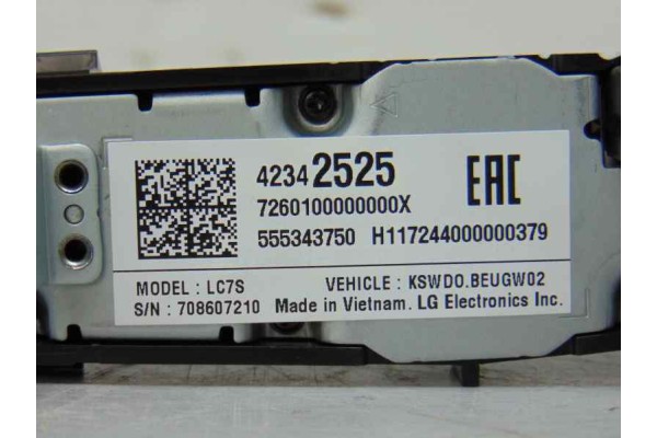 42342525 MANDO MULTIFUNCION OPEL ASTRA K BERLINA 5P Dynamic 2018 42342525 176178 OPEL - 2