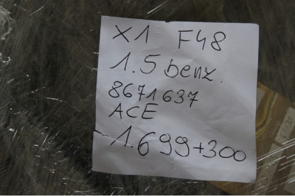 Transmission ACE 1 5 BMW X1 F48 Quality of parts according to GVO O original with manufacturer s logo OE