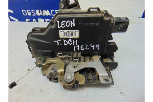 3B4839016M  CERRADURA PUERTA TRASERA DERECHA SEAT LEON (1M1) Signo 2002 3B4839016M 176249 SEAT - 5