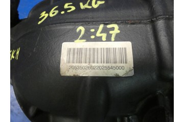 MERCEDES C CLASS W205 BRIDGE REAR DIFFERENTIAL GEAR RATIO 2 47 2 47 Car type passenger cars