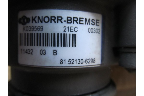 MAN TGA TGS TGX main brake valve 6 pin Catalog number of the part 81 52130 6298