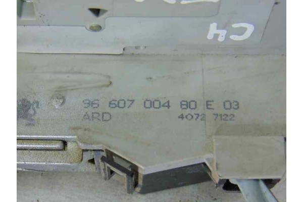 9660700480  CERRADURA PUERTA TRASERA DERECHA CITROEN C4 BERLINA Collection 2006 9660700480 177135 CITROEN - 6