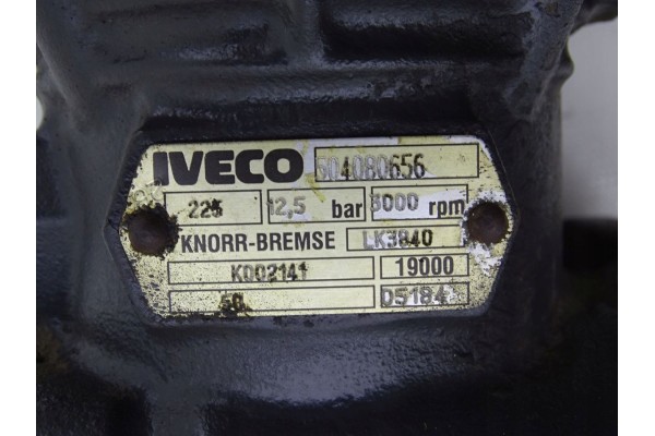 IVECO EUROCARGO II 00 06 3 9 5 9 E3 AIR COMPRESSOR Part manufacturer Iveco OE