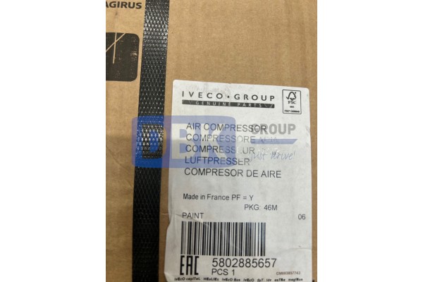 AIR COMPRESSOR IVECO STRALIS 5802885657 Part manufacturer Iveco OE