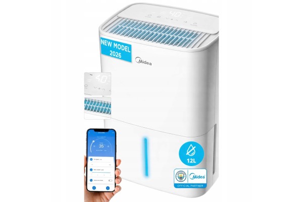 Midea Dehumidifier 12L 35m2 Quiet With App Tank 2 1L Smart