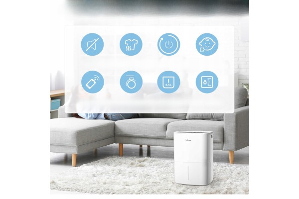 Midea Dehumidifier 12L 35m2 Quiet With App Tank 2 1L Smart Part manufacturer Unknown