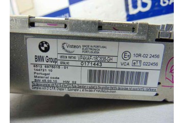 6975015 SISTEMA AUDIO / RADIO CD BMW SERIE 3 TOURING (E91) 320d 2006 6975015 177213 BMW - 1