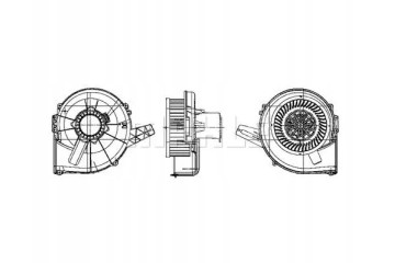 BLOWER AIR SUPPLY FAN AB 20 000P MAHLE Part manufacturer Mahle