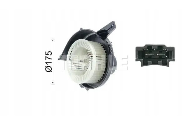 BLOWER AIR SUPPLY FAN AB 20 000P MAHLE Car type cargo vans passenger cars