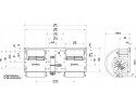 BLOWER SPAL 006 B40 22 DOUBLE 24V 3 GEARS 351x140x167mm Part manufacturer Spal