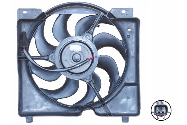 BMW X3 04 FAN WITH HOUSING SUPPORT Part manufacturer Polcar