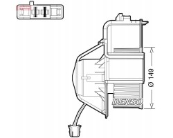 BLOWER DENSO DEA05007
