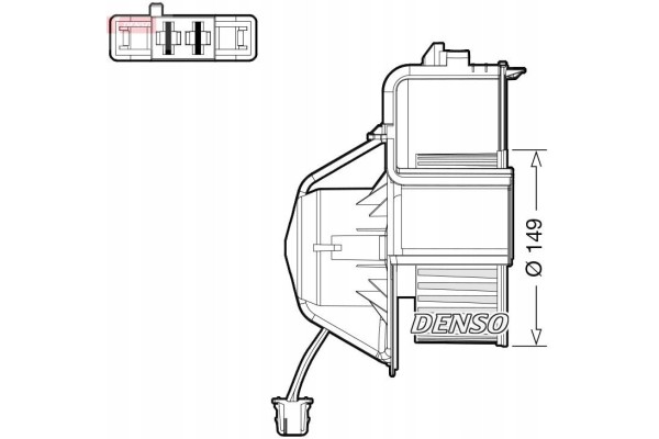 BLOWER DENSO DEA05007