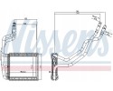 Heat exchanger interior heating NISSENS 707211 Part manufacturer Nissens
