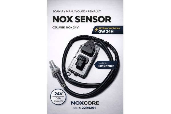 NOX NOXCORE SCANIA EURO6 24V OEM 2294291 5WK97401 Sensor