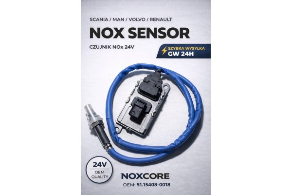 NOX NOXCORE MAN EURO6 24V OEM 51 15408 0018 5WK96783B Sensor