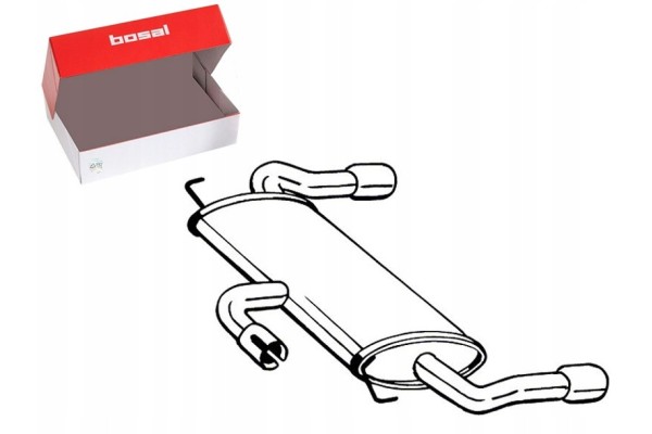 FINAL SILENCER BOS154 505 154 505 Product weight 9 kg