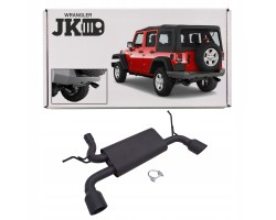 JEEP WRANGLER JK 2007 2018 DOUBLE STEEL TUNING EXHAUST