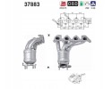 CATALYTIC CONVERTER 37883 AS AUDI SEAT SKODA A2 Packaging status original
