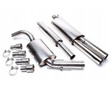 SPORT EXHAUST CAT BACK VW GOLF II MK2 TYPE 19E TA