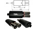 End Silencer Mugen Bass Universal WM Sport 93847 2x80 input 58 EAN GTIN 5903359938473