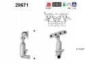 AS CATALYTIC CONVERTER CITROEN C3 C4 1 4VTI 1 6VTI MINI PEUGEOT EURO 3 Car type cargo vans passenger cars