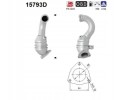 CATALYST EURO EMISSION 5 15793D AS CITROEN Packaging status original