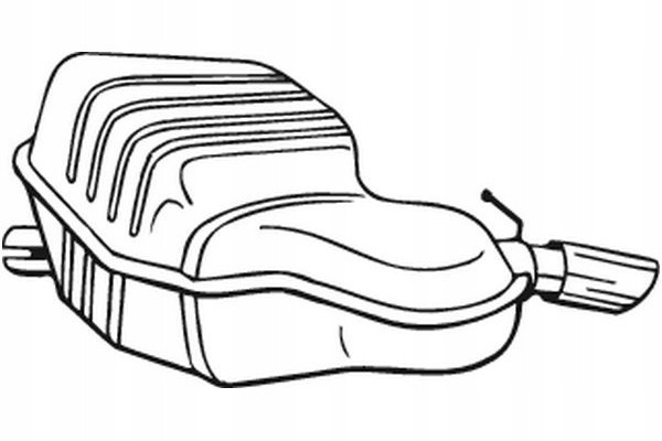 FINAL SILENCER BOS235 149 235 149 Part manufacturer Bosal
