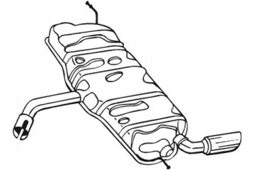 FINAL SILENCER BOS105 503 105 503 Part manufacturer Bosal