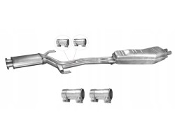 BMW 5 E34 525 530 535 1988 1996 SEDAN STATION WAGON EXHAUST SYSTEM