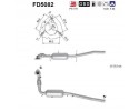 AS PARTICULATE FILTER DPF KAT FORD TOURNEO TRANSIT 2 2TDCI EURO 5 EURO Catalog number of substitutes AHG AHG11259 ASSO 14 15020 