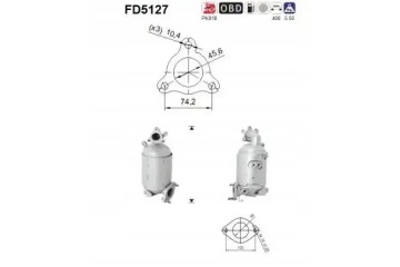 FILTR CZASTEK STALYCH FAP DPF FD5127 AS HYUNDAI