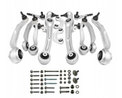 SET OF CONTROL ARMS SET AUDI A6 C6 4F2 4F5 2004 2011 PETER STEINER SCREWS