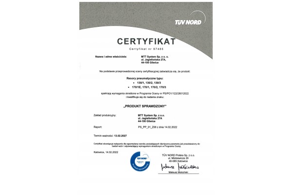 Cojín neumático MTT System para suspensión Fiat Ducato I 1981-1994