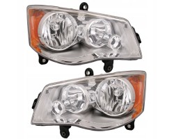Headlight Lamp Front Chrysler Town Country Dodge Caravan Voyager Usa set