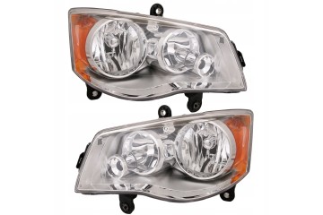 Headlight Lamp Front Chrysler Town Country Dodge Caravan Voyager Usa set