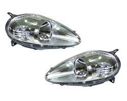 SET OF FIAT PUNTO GRANDE PUNTO 2005 2008 HEADLIGHTS