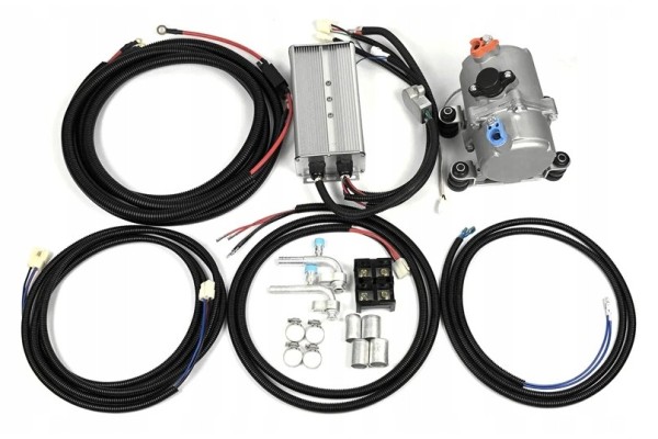 12V 24V ELECTRIC AIR CONDITIONING SET Car type 4x4 SUV passenger cars cargo vans trucks RVs buses undefined