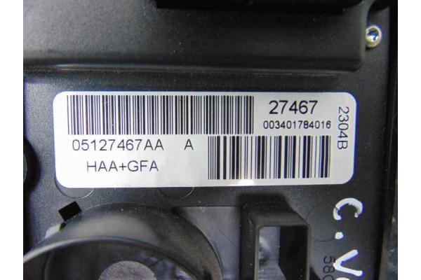 05127467AA MANDO CLIMATIZADOR CHRYSLER VOYAGER (RG) 2.5 CRD Grand Voyager Limited 2001 05127467AA 179408 CHRYSLER - 2