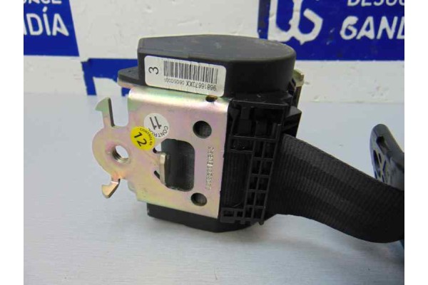 3 FILA CINTURON SEGURIDAD TRASERO DERECHO PEUGEOT 308 SW