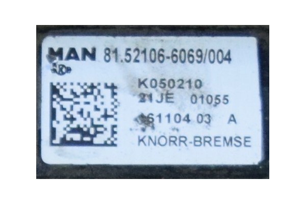 MODULATOR VALVE EBS MAN TGS TGX ORIGINAL Part manufacturer Wabco