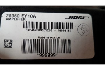 Bose amplifier nissan qashqai 28060EY10A Catalog number of the part 28060EY10A