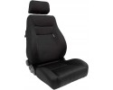 Sports car seat AutoStyle Retro SS 64Z with rails black retro